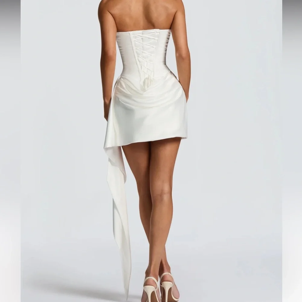 Babyboo Mona Mini Dress (Ivory) - Picture 2 of 6